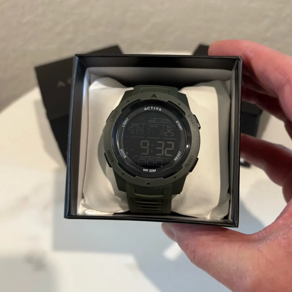 Activa X Terrain Invicta Digital Men's Watch - 45mm, Green NWT